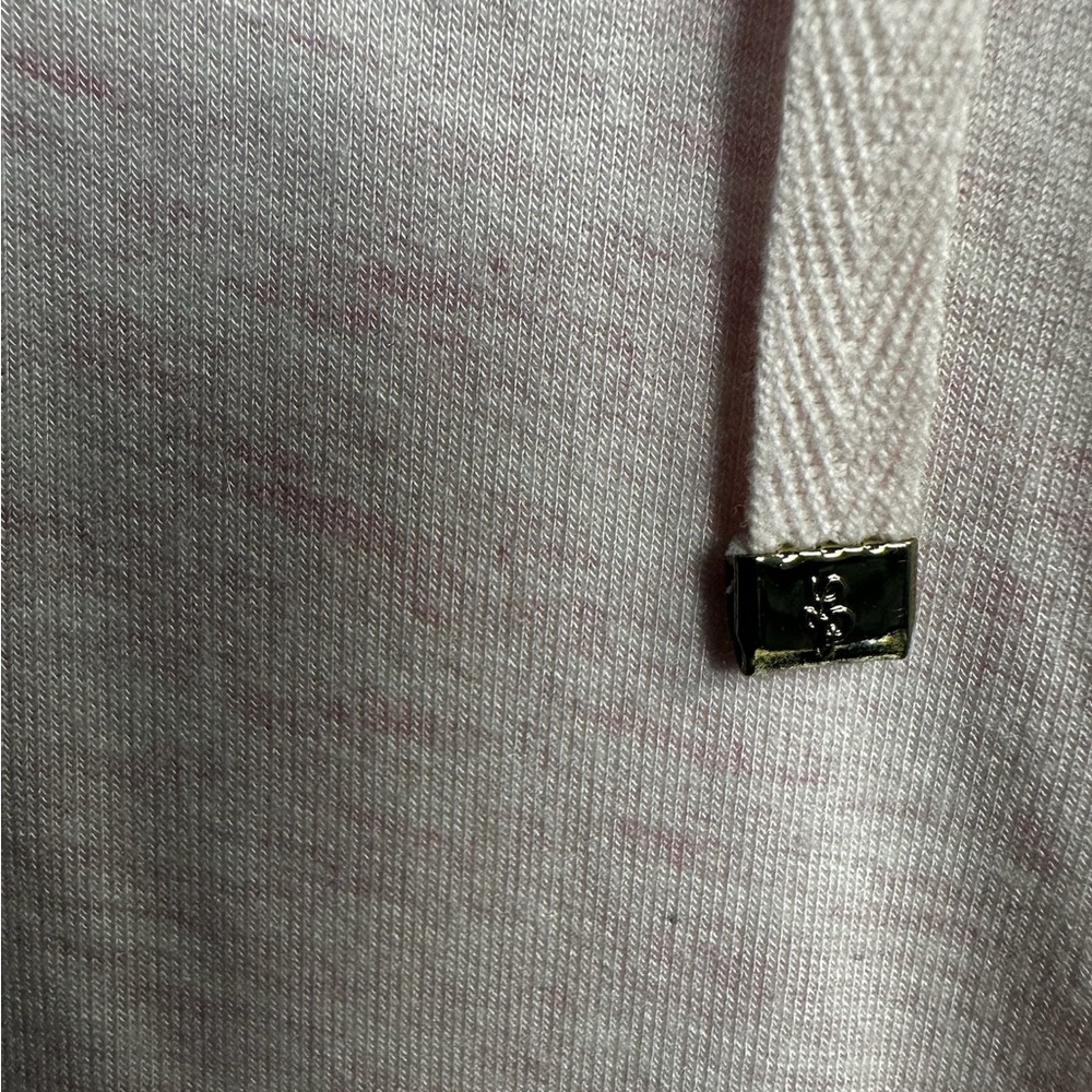 Lilly Pulitzer Luxletic Pink Relaxed Tie Front Hoodie - Picture 6 of 8